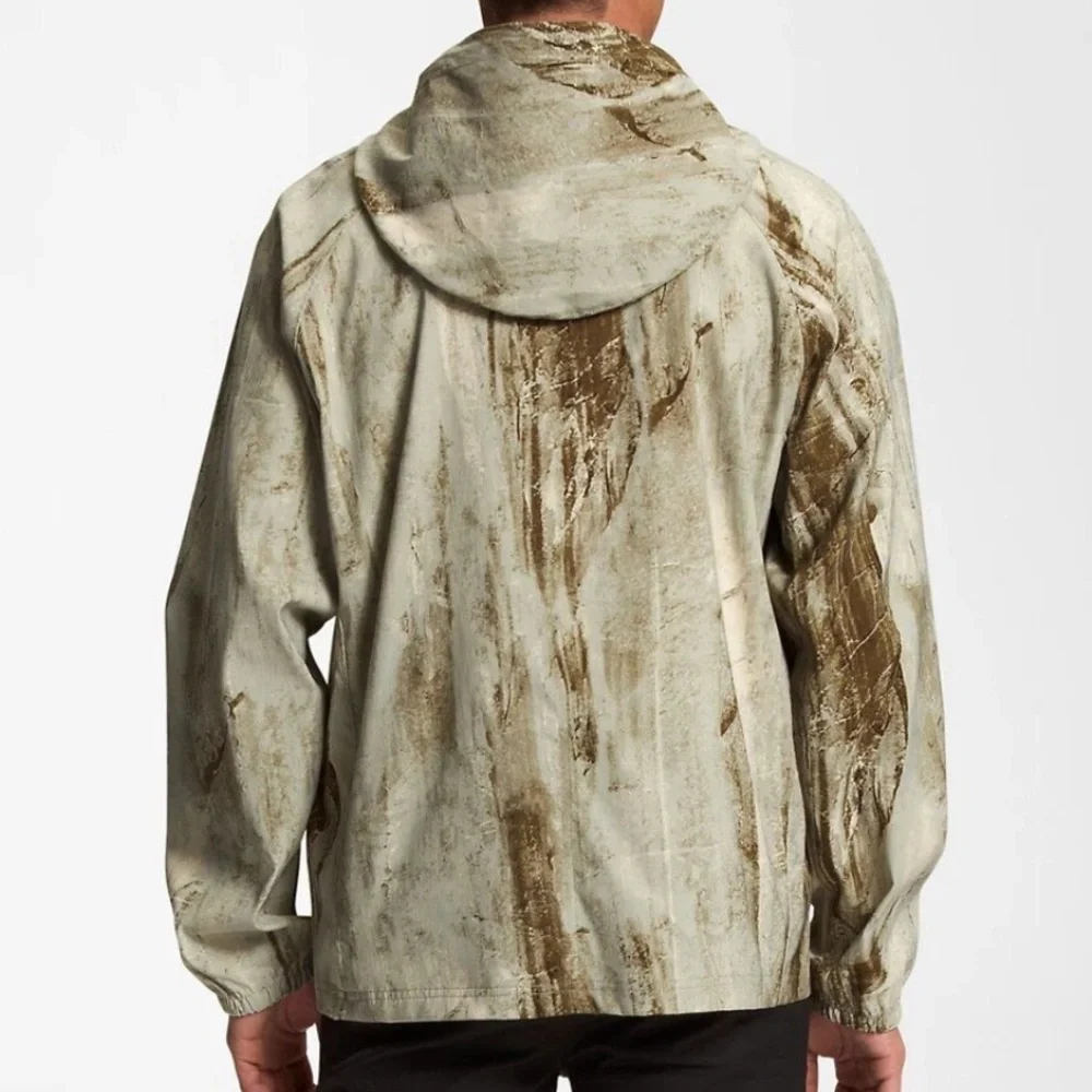NWT NORTHFACE men’s print class v pullover in tea green granitic rock print XL